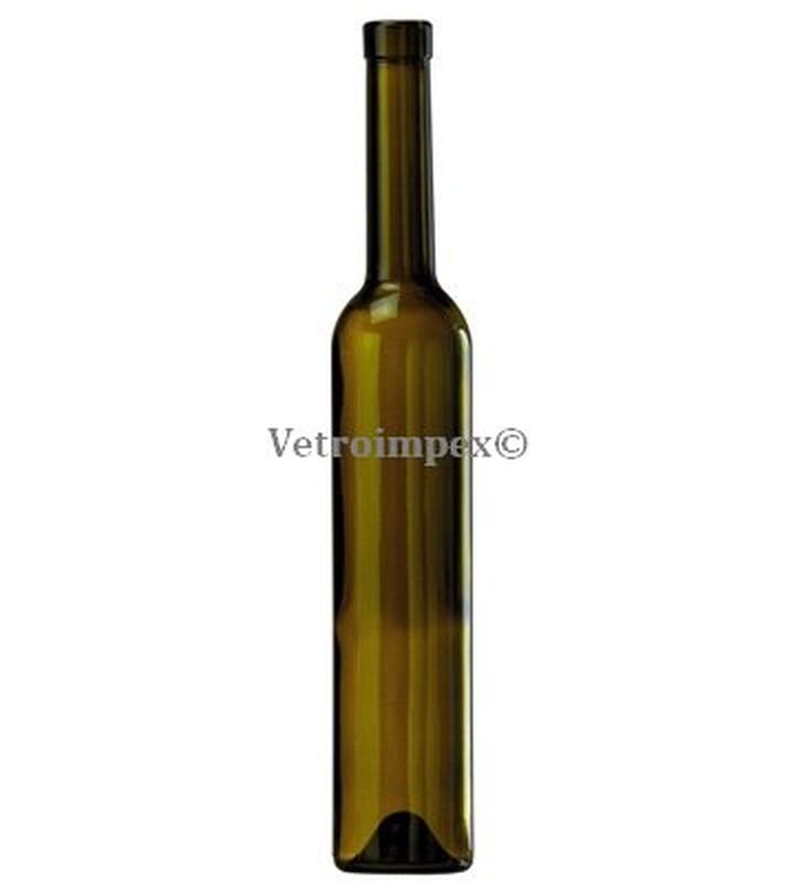 375ml Bordolese Extra antik zöld üvegpalack - pálinkás üveg