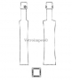40ml Grazioso üvegpalack - pálinkás üveg