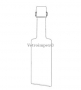 40ml Itálico üvegpalack - pálinkás üveg