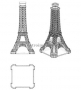 50ml Eiffel-torony üvegpalack - PP18