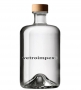 700ml Cilindro GPI33 üvegpalack